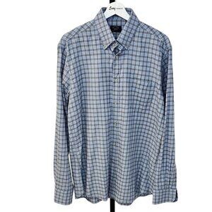 Paul & Shark Yachting Men's Long Sleeve Button Down Shirt Size Large Check Print